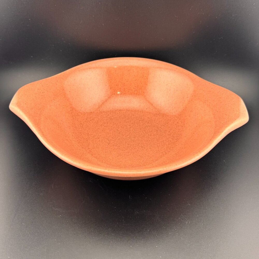 Vintage Russel Wright American Modern Coral Baker Bowl Lug Handles MCM - Picture 8 of 9